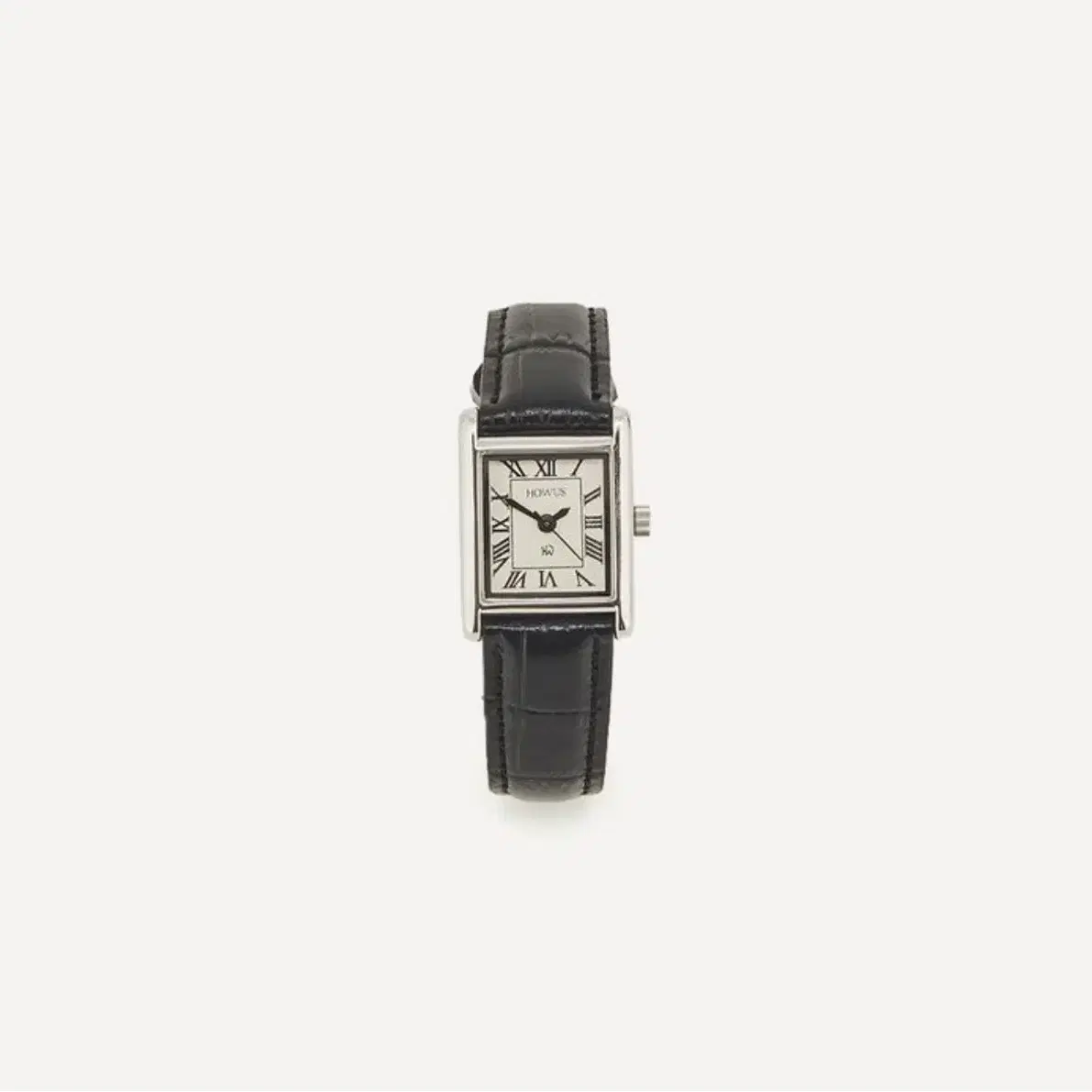 호와스 square classic watch (black)