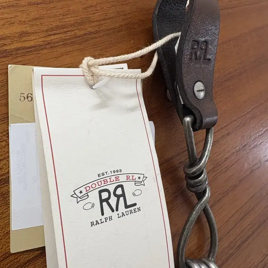 rrl 더블알엘 레더 키링