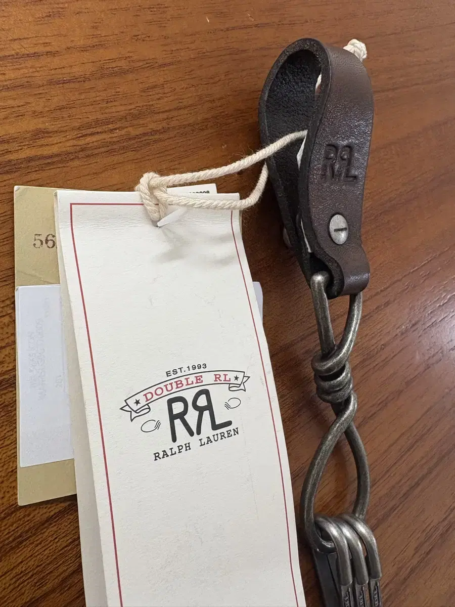 rrl 더블알엘 레더 키링