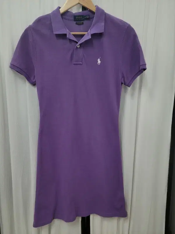 폴로 RALPH LAUREN 랄프로렌 퍼플 카라티원핗스 M A240