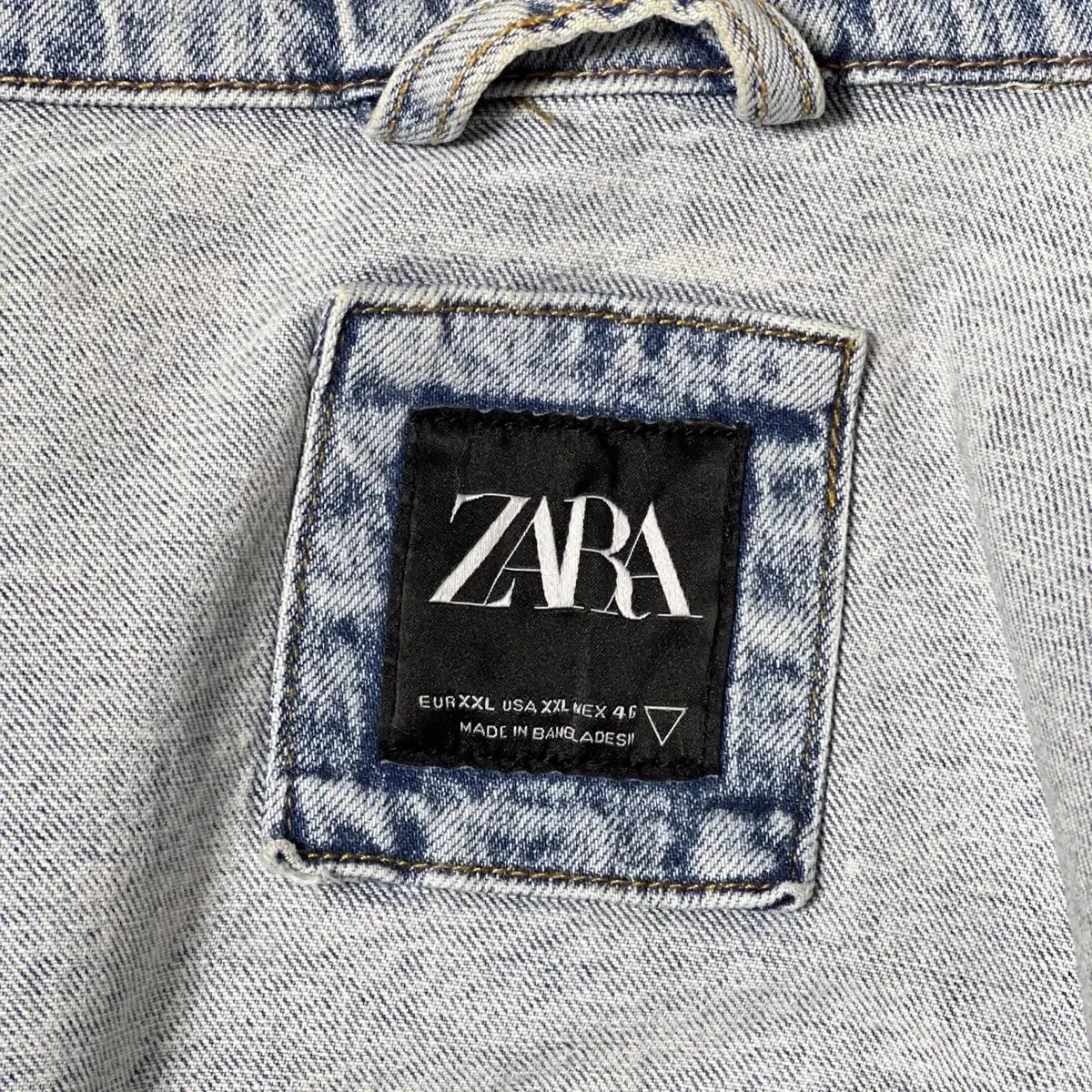 ZARA 연청데님자켓 , 트러거자켓 XL 105