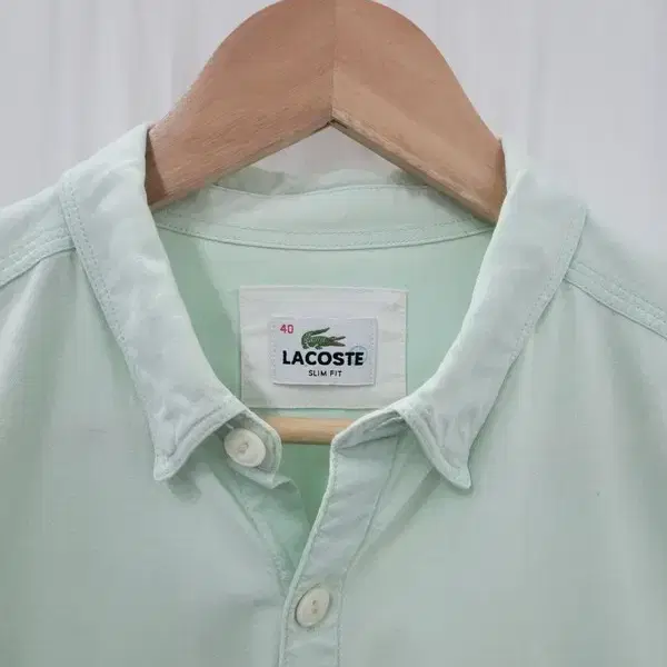 LACOSTE 라코스테 민트 셔츠 여 40 A244