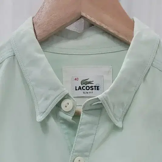 LACOSTE 라코스테 민트 셔츠 여 40 A244