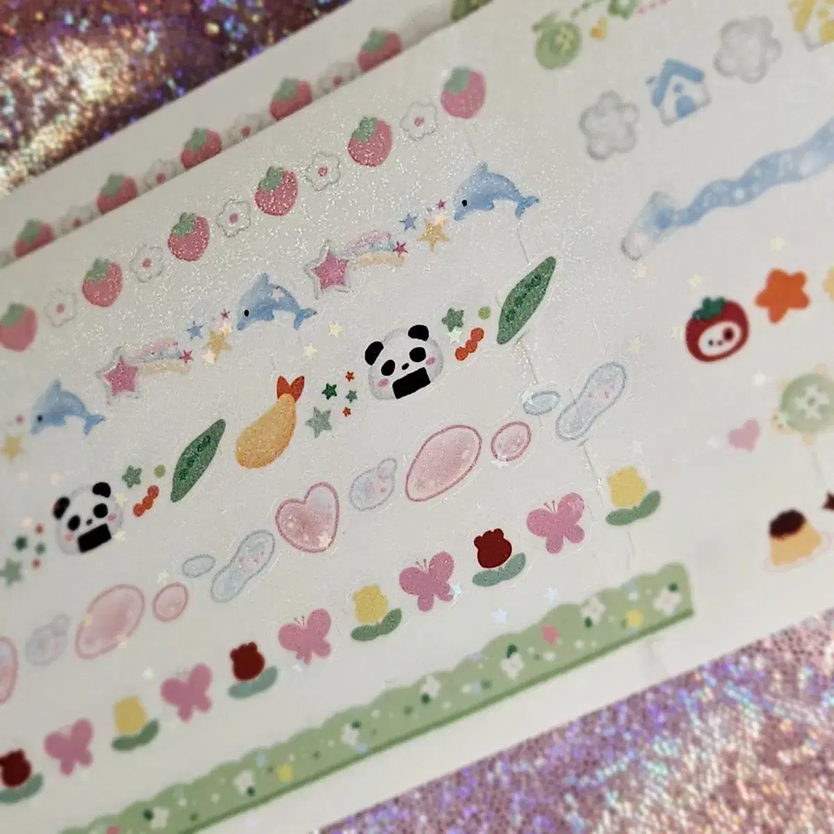 [Ding] Overseas Writer_Line Kiss Cut /Dakoo Stationery Subdivision