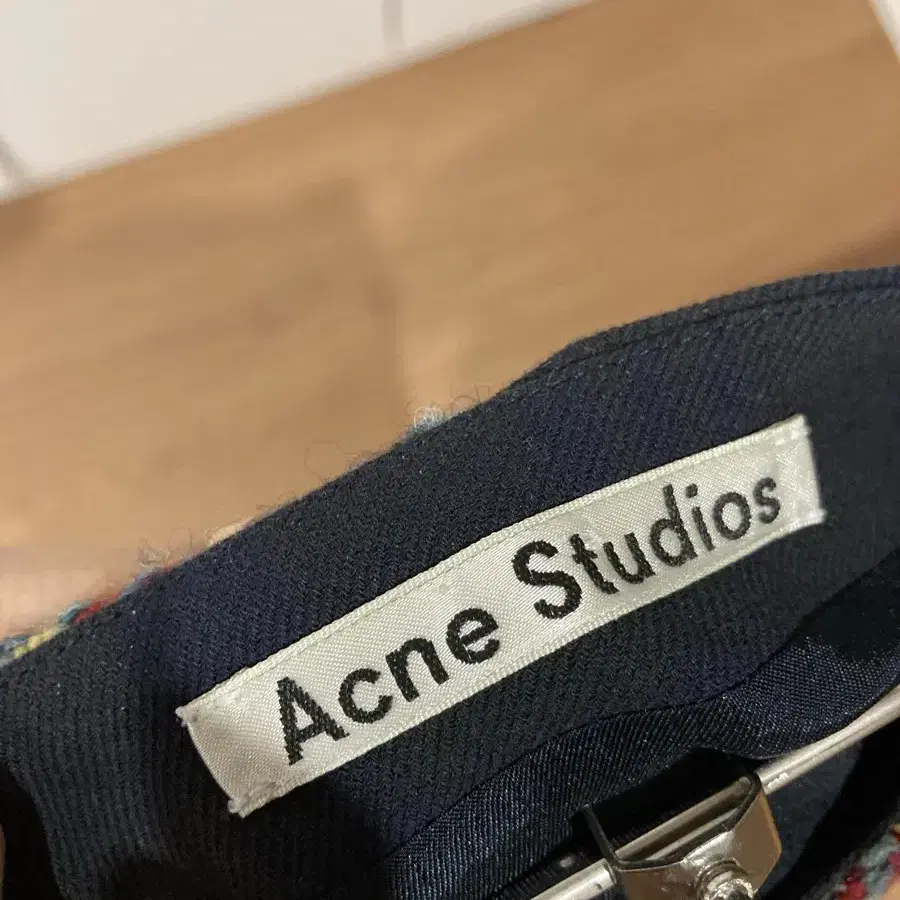 Acne studio 컬러블록 스커트