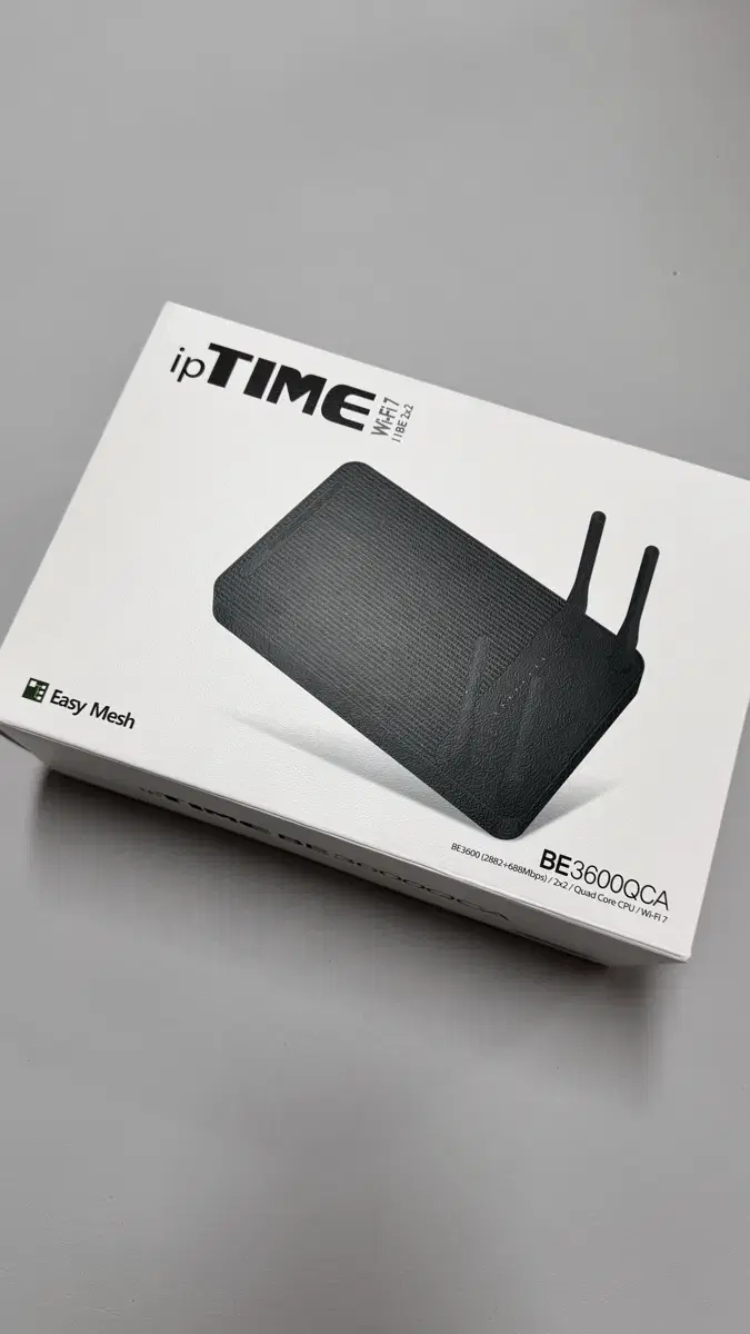 iptime BE3600QCA wifi7 공유기 새상품 판매합니다.