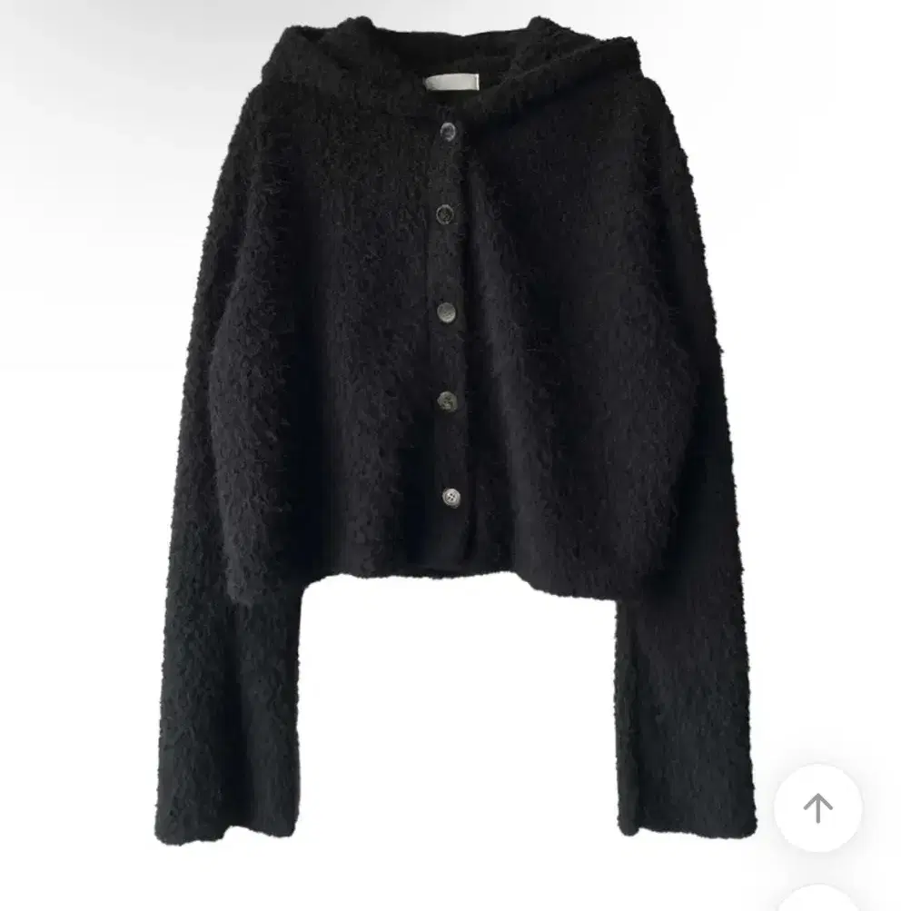 김아홉 black bobble cardigan