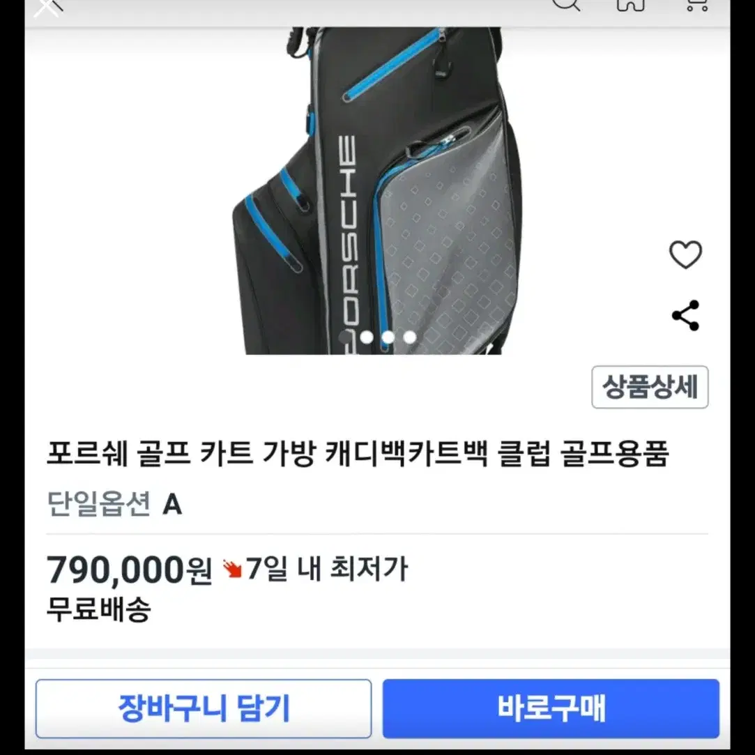 포르쉐 골프백