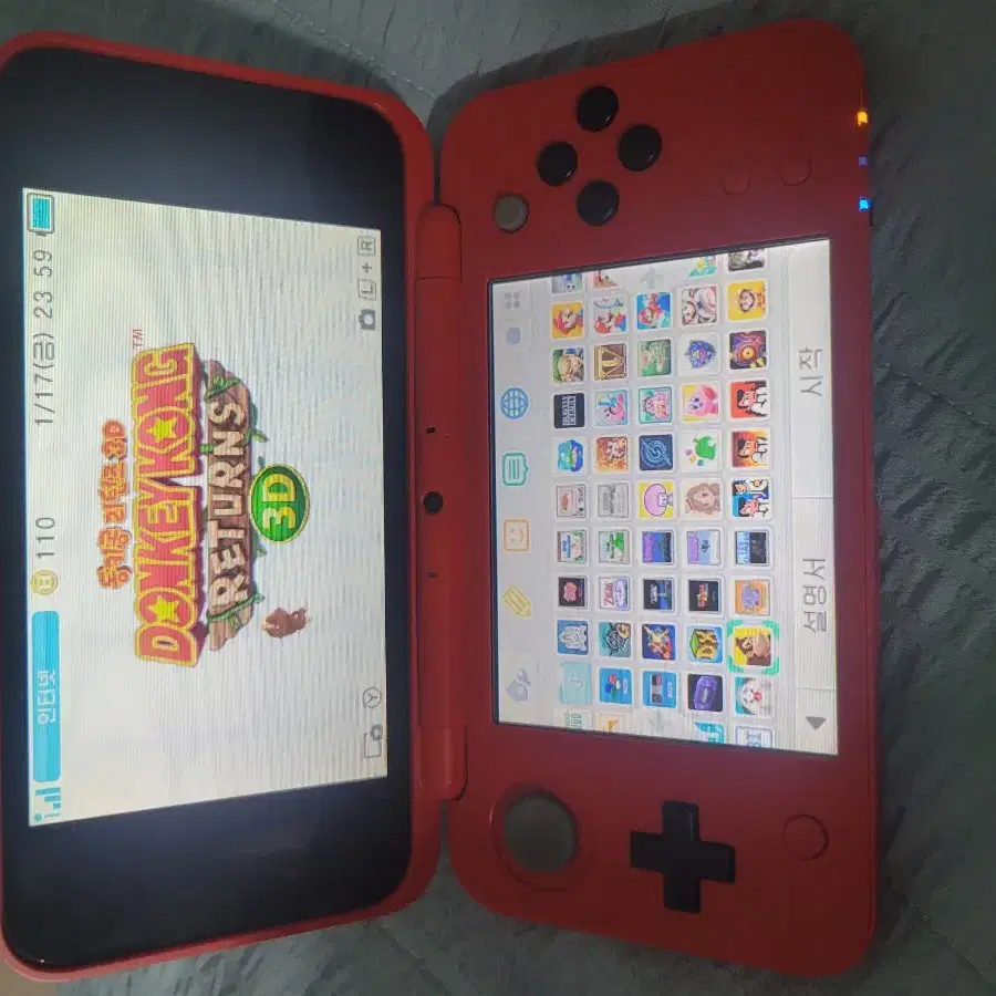 new 닌텐도 2ds xl 몬스터볼 에디션 팝니다