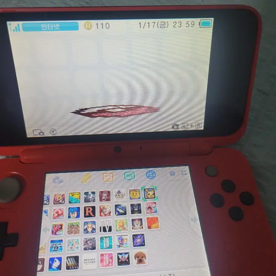 new 닌텐도 2ds xl 몬스터볼 에디션 팝니다