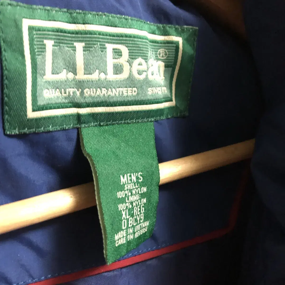 LLbean 블루 빈티지 윈드브레이커 xl