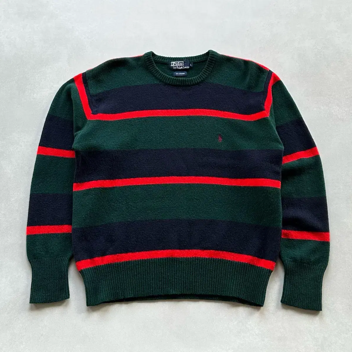 [L] Polo Ralph Lauren Lamb Wool Knit Sweater