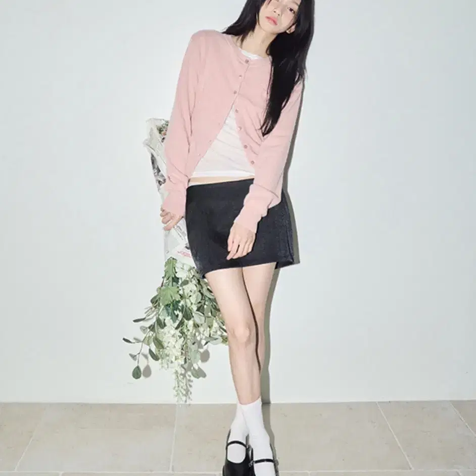 ODS BASIC WOOL CARDIGAN(Soft Pink) 새상품