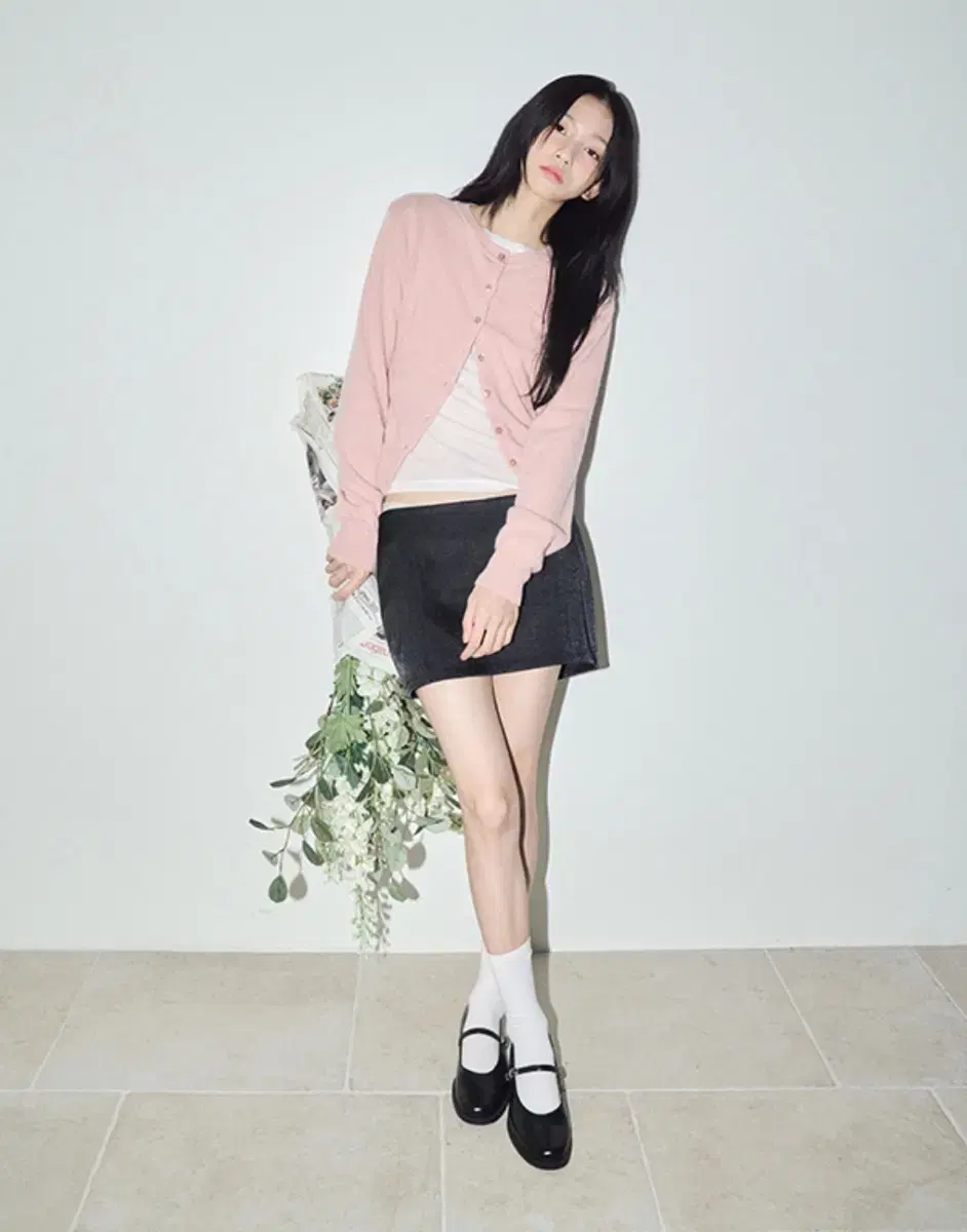 ODS BASIC WOOL CARDIGAN(Soft Pink) 새상품