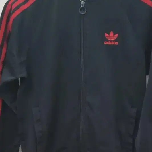 ADIDAS 아디다스저지 트랙탑 블랙 자켓  090 A242