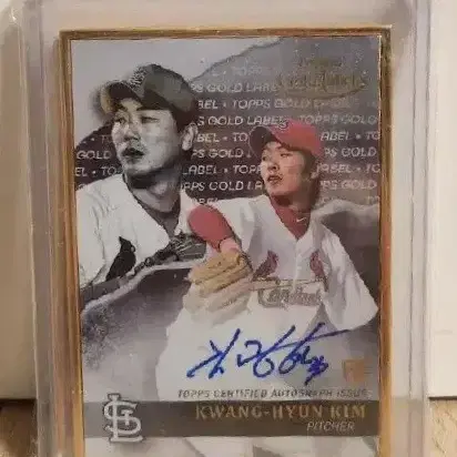 Topps 김광현 루키 친필 야구 싸인카드