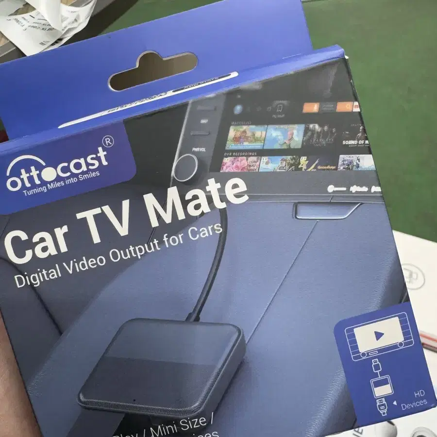 (무료배송) 오토캐스트 car tv mate 차량 티비스틱 어댑터