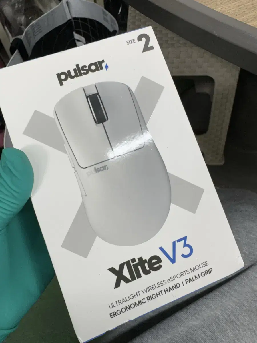 (무료배송) 펄사 Xlite v3 화이트 게이밍 마우스