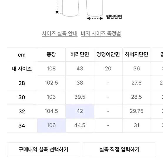 86로드 청바지