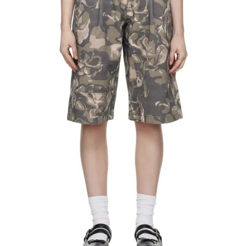 오픈와이와이 camo cargo midi shorts 팬츠 openyy