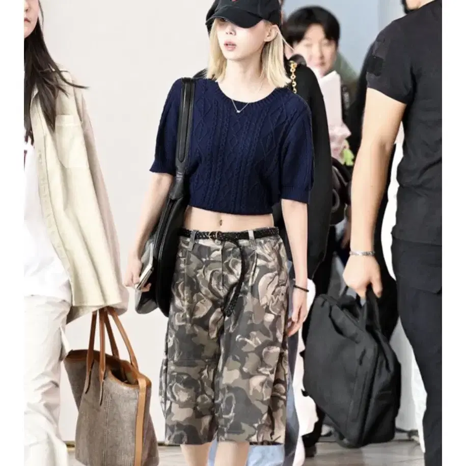 오픈와이와이 camo cargo midi shorts 팬츠 openyy