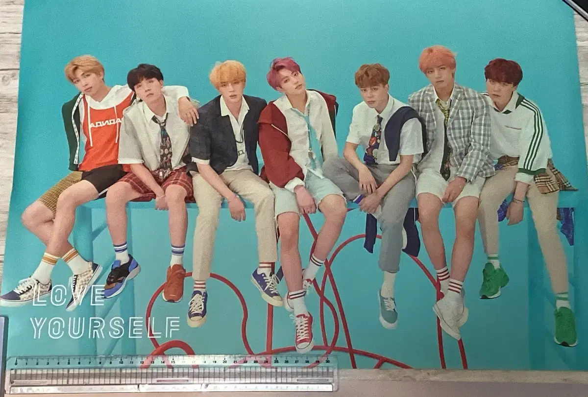 방탄 럽셀 앤써 F앨범 포스터 BTS ANSWER album poster