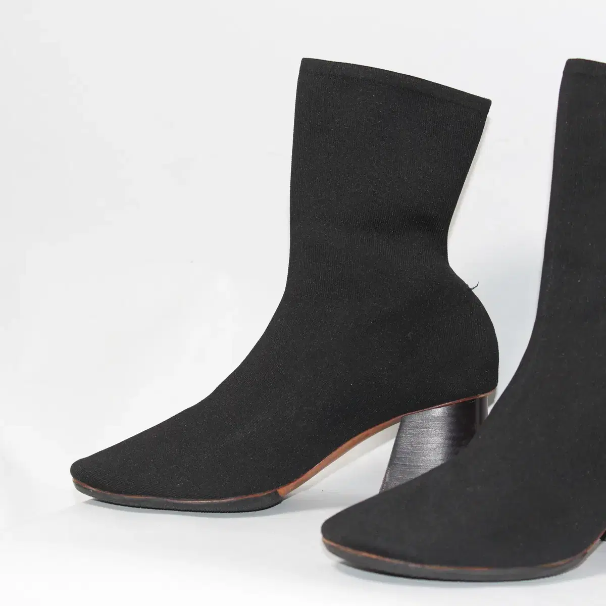 CELINE NEOUS stretch knit ankle boots