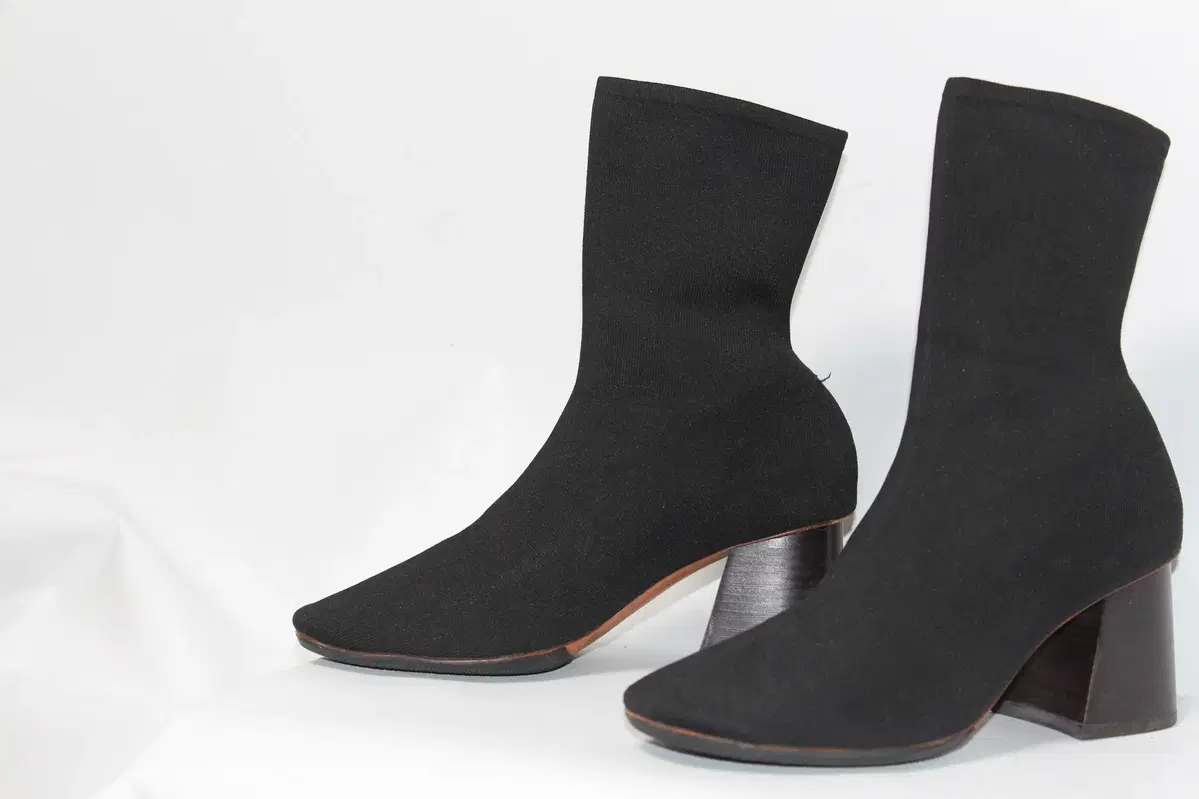 CELINE NEOUS stretch knit ankle boots