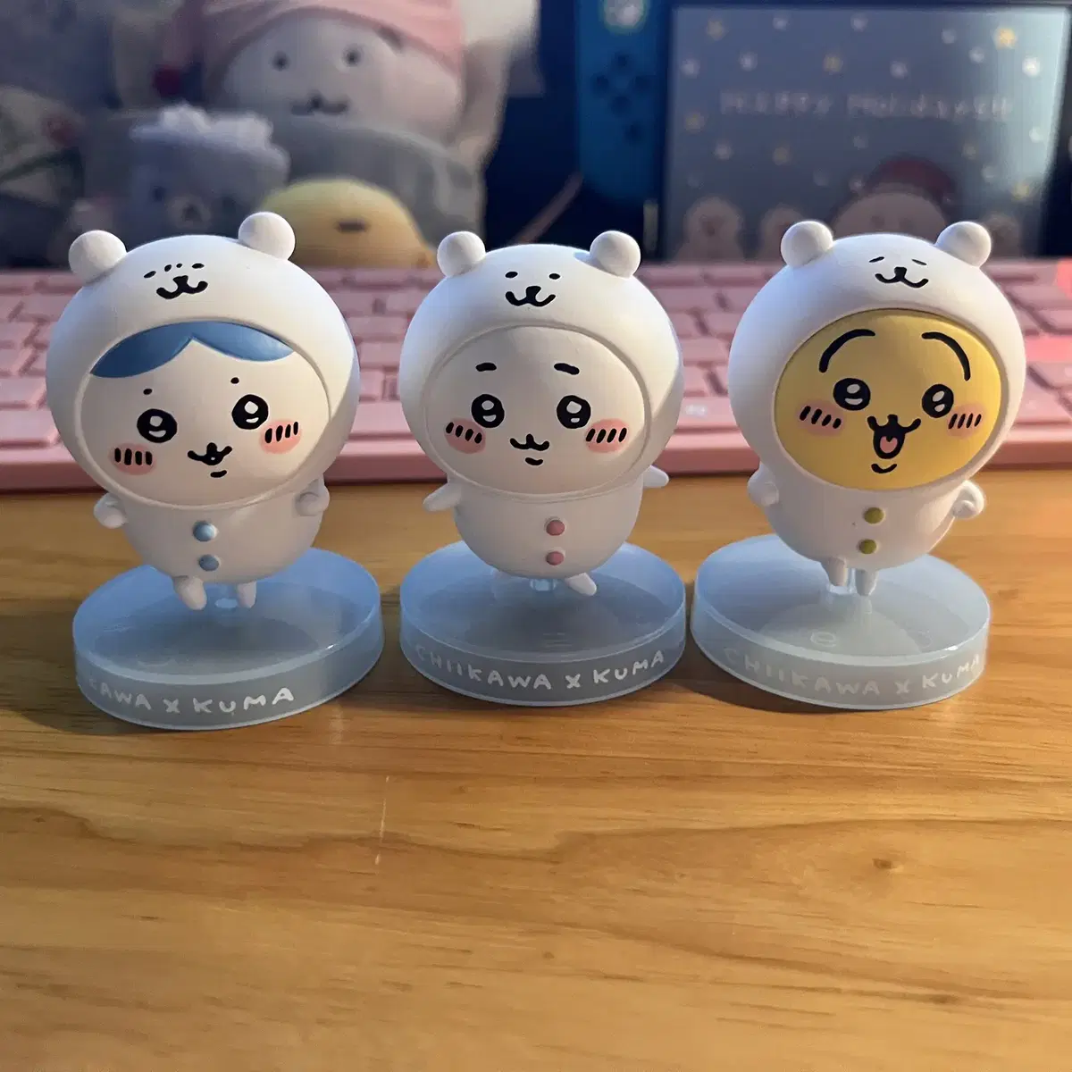 치이카와 농담곰 피규어 3종 세트