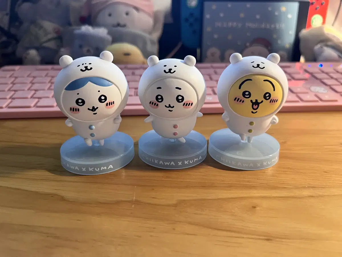 치이카와 농담곰 피규어 3종 세트