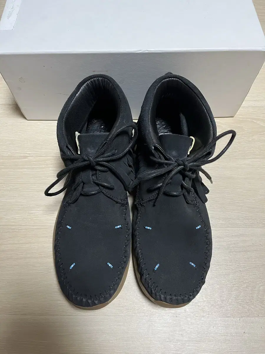 Visvim 비즈빔 fbt 샤먼포크 블랙 9.5