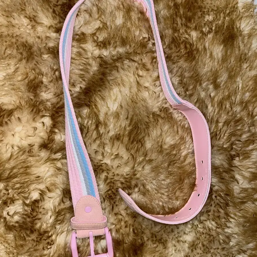 90s vintage pink fubu belt