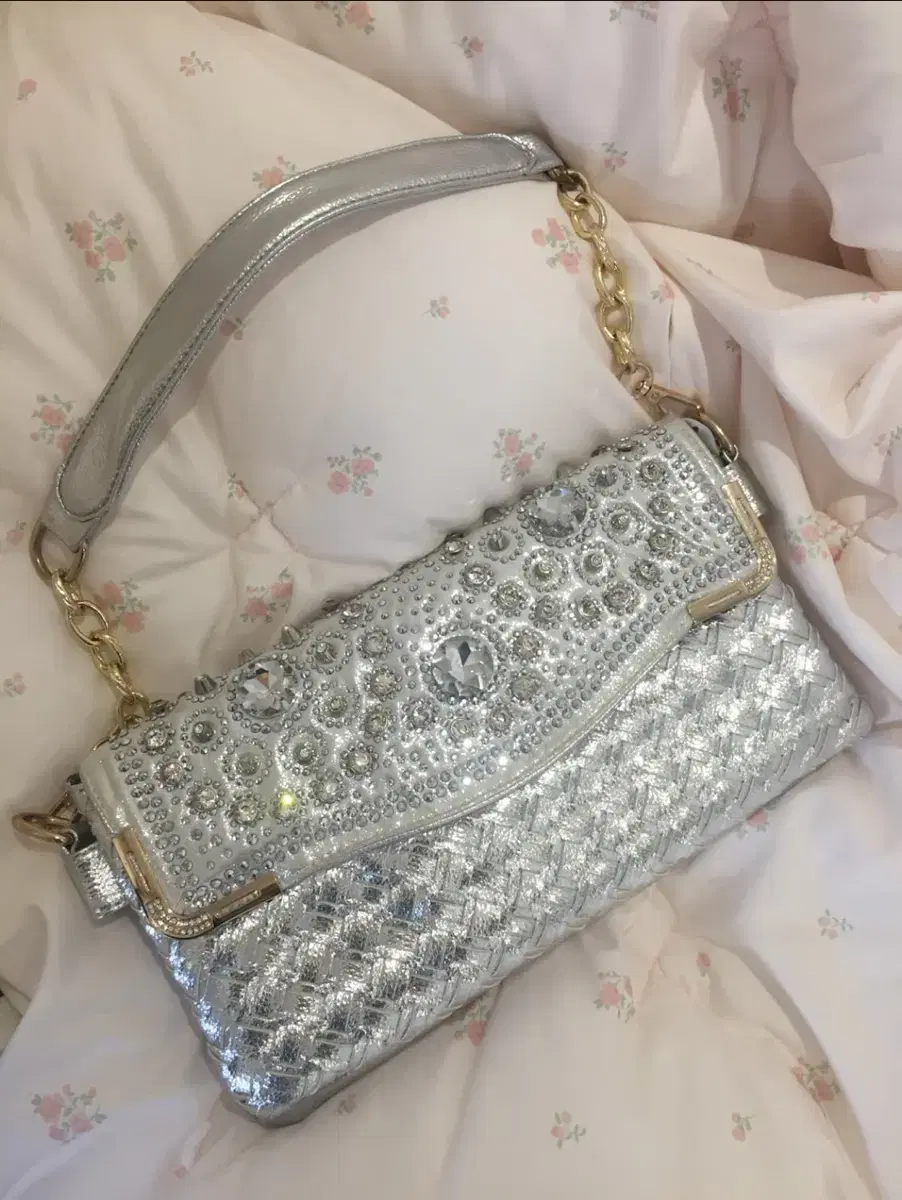 vintage silver bag