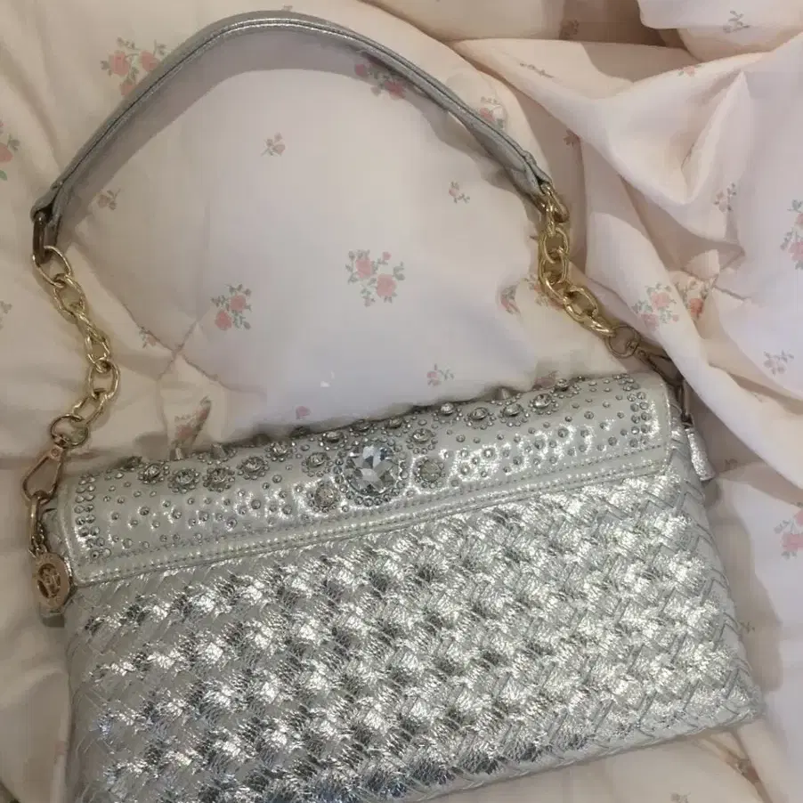 vintage silver bag