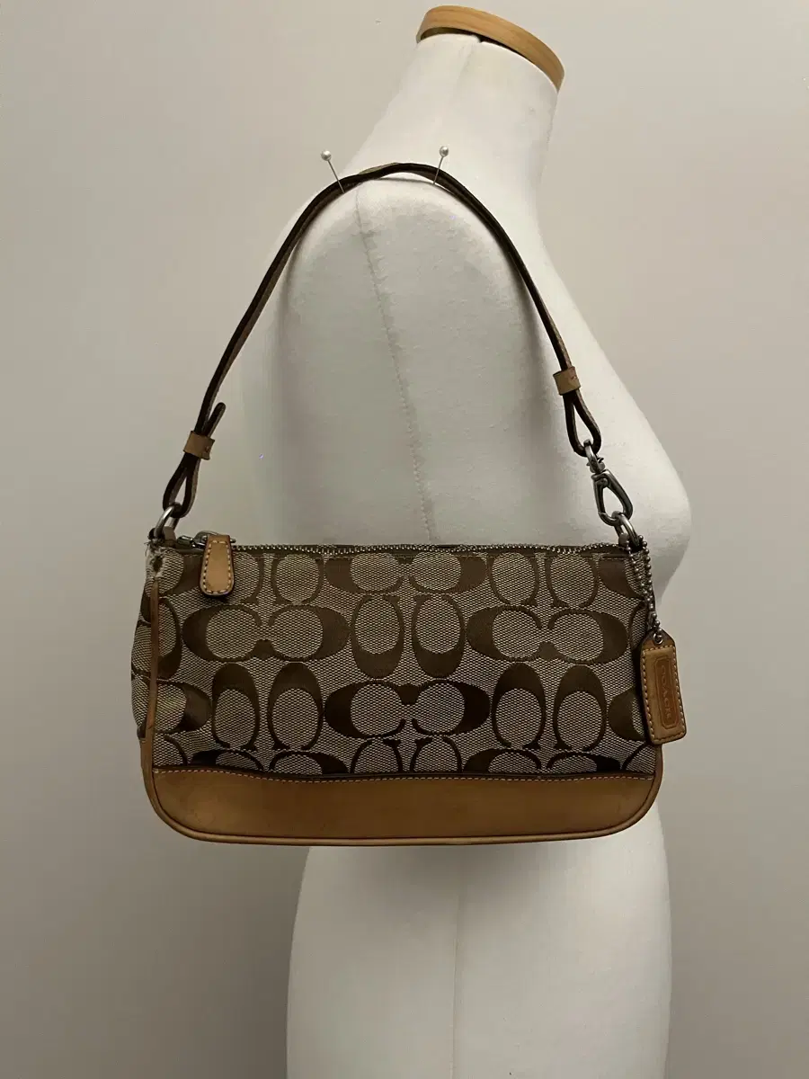 Coach Beige Square Bag