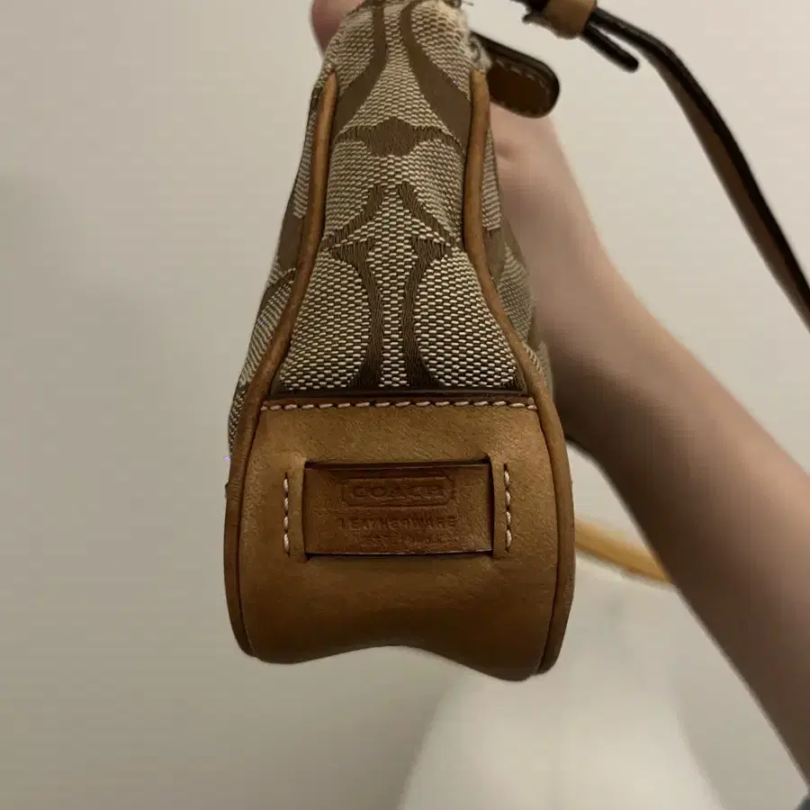 Coach Beige Square Bag