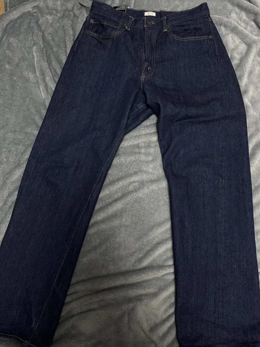 [32] Sio Tae new Tapered 5P Navy One Wash