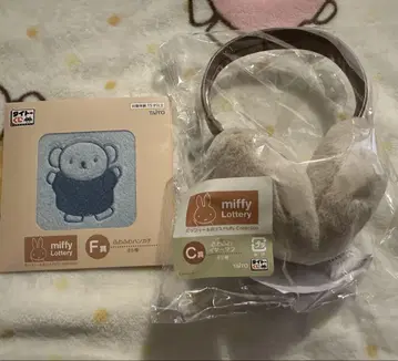다이토 복권 미피 C상 푹신한 귀마개 세트