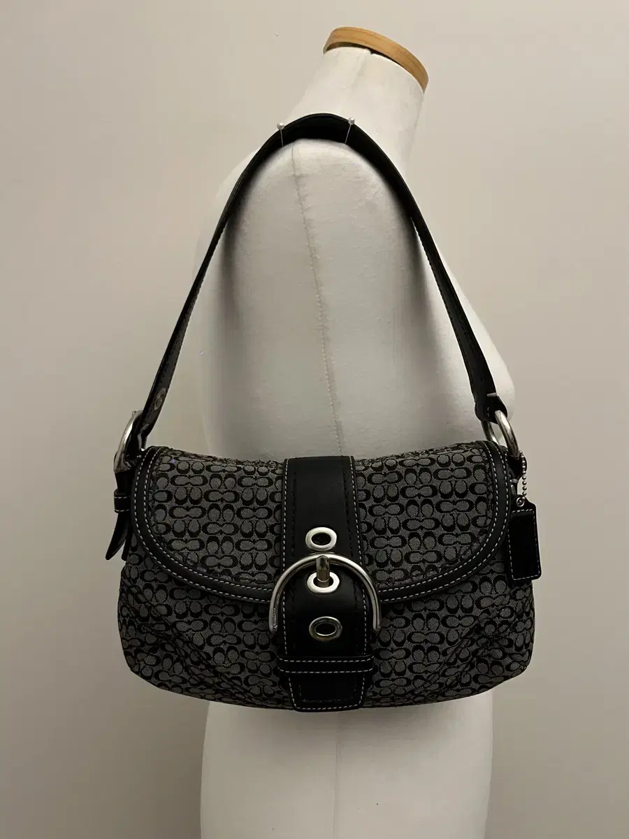 Coach logo shoulder bag