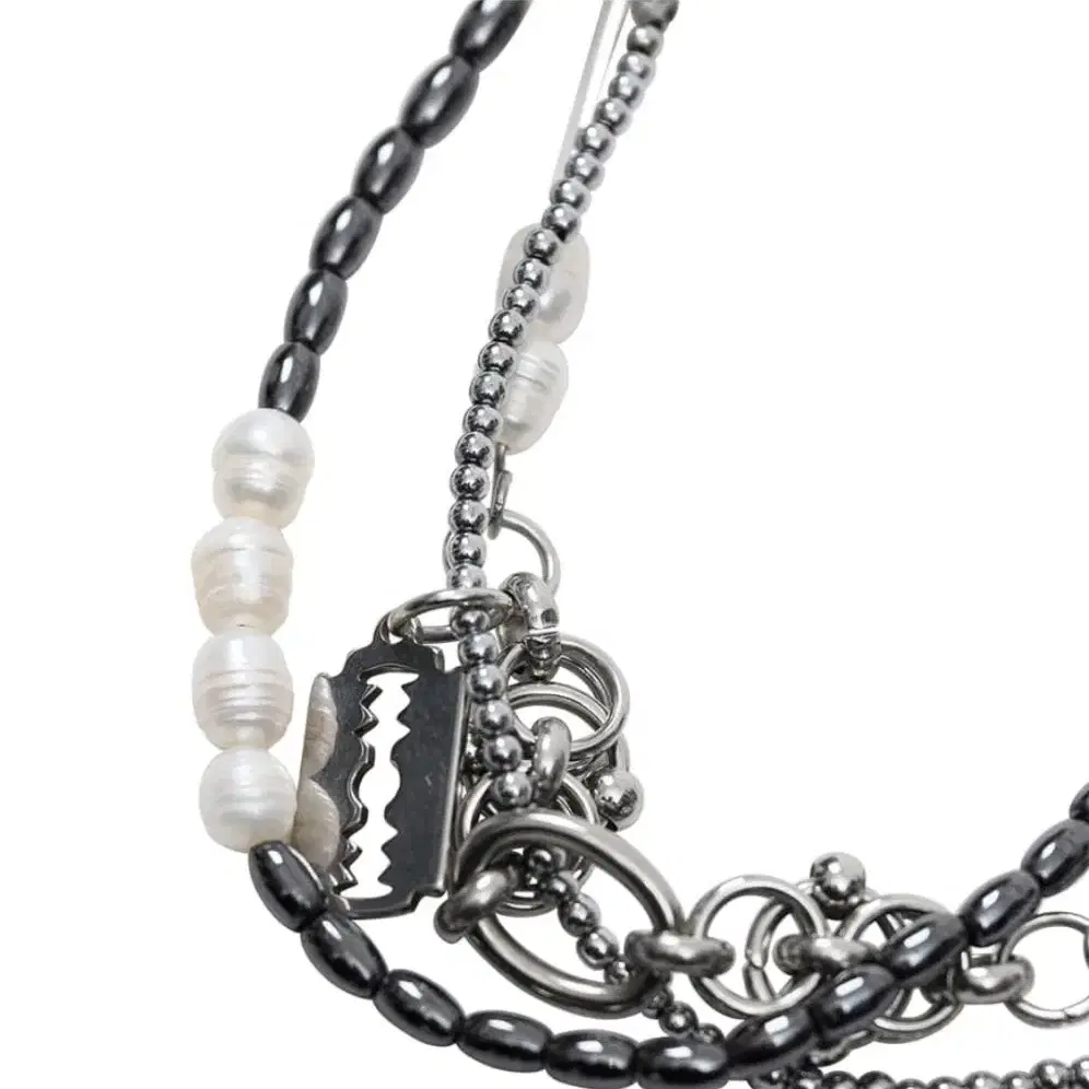 White Pearl Bracelet [SILVER]