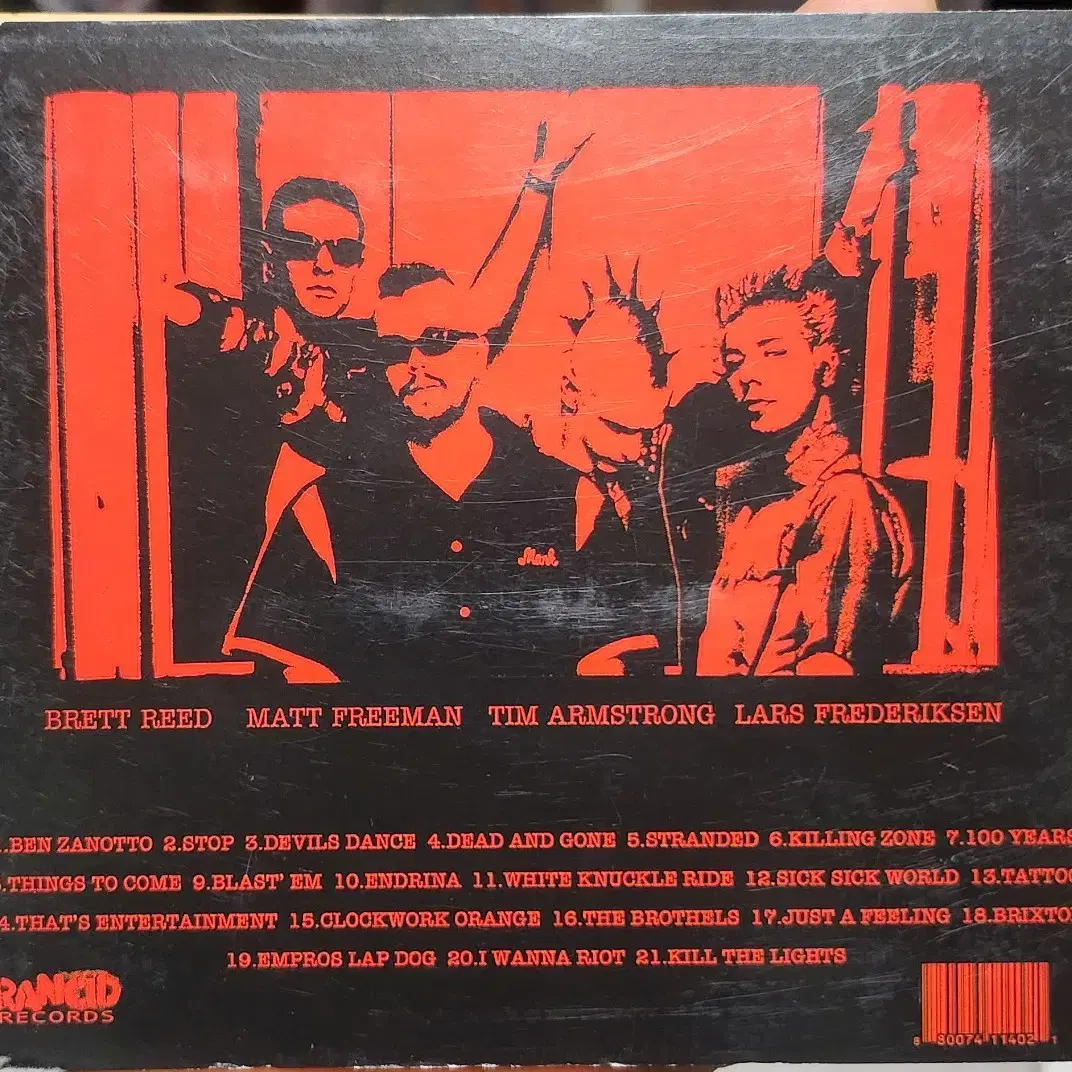 RANCID B sides and C sides 수입반 디지팩 CD