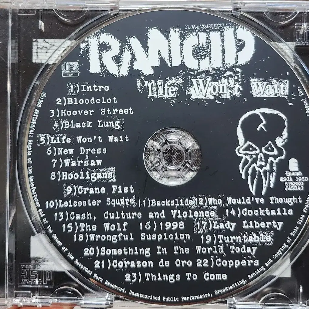 RANCID LIFE WONT WAIT 수입반 CD