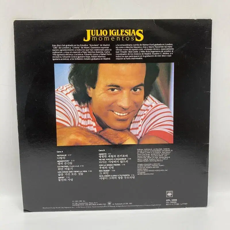 JULIO IGLESIAS LP / AA5006