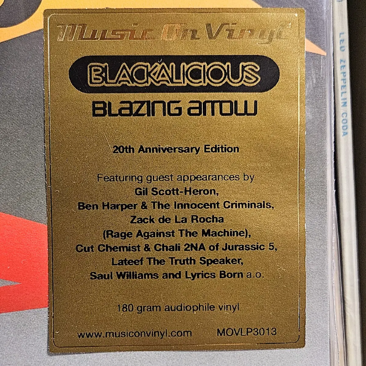 Blackalicious - Blazing Arrow 미개봉 LP 바이닐