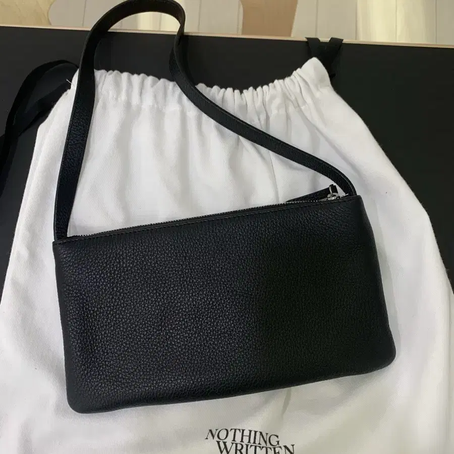 낫띵리튼 Panini leather bag (Black)