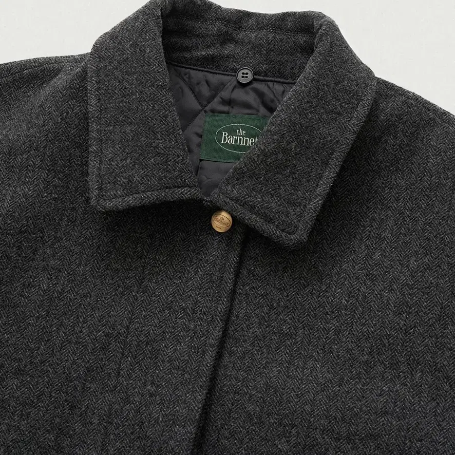 더바넷 Corduroy Collar Herringbone