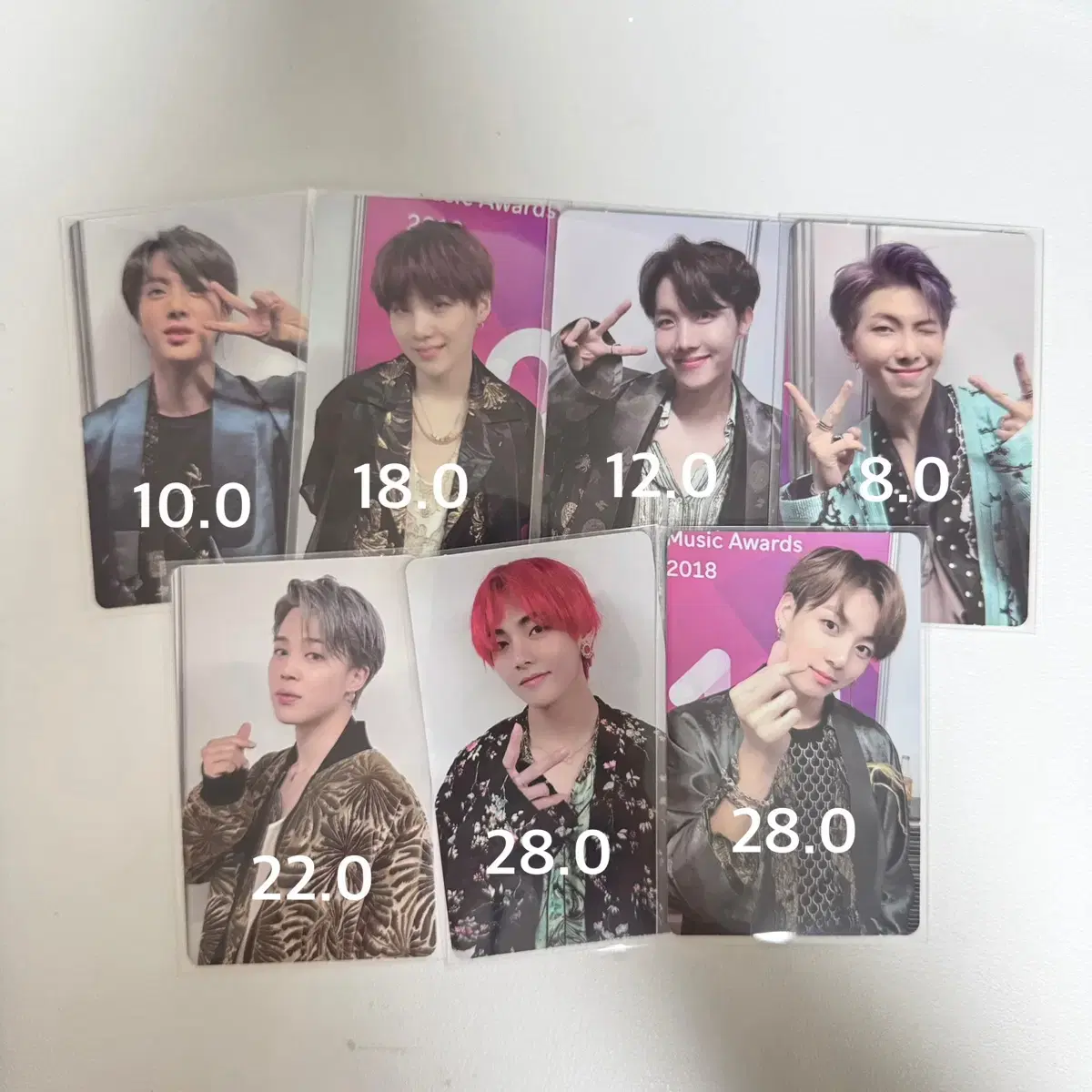 방탄 bts 18 메모리즈 멤즈 블루레이 블레 포카 양도