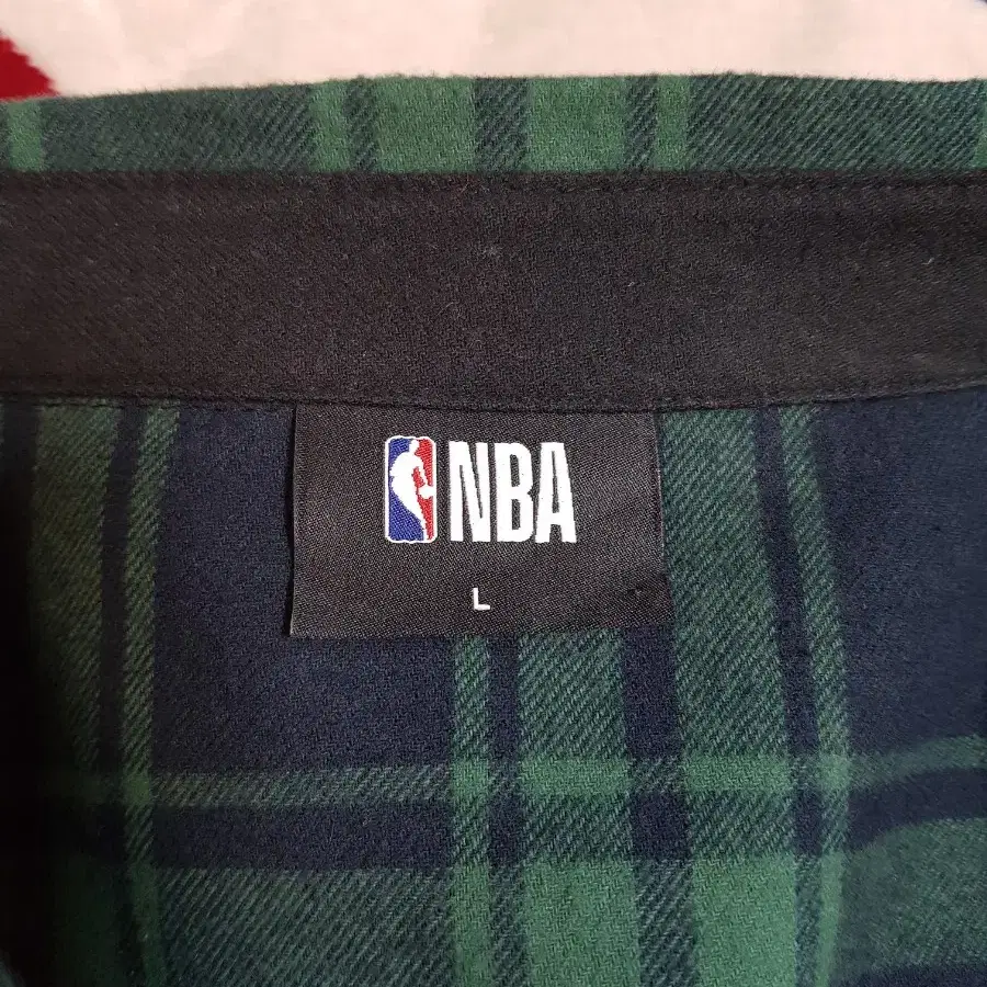 NBA 체크셔츠 L