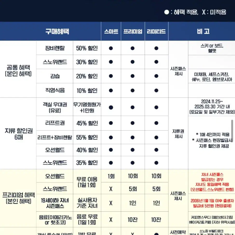 비발디파크 스키장 시즌권 양도합니다