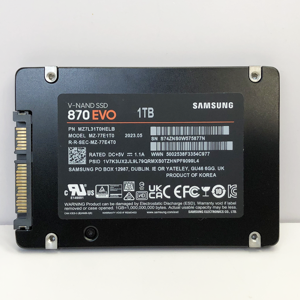 무상 28년8월)  삼성전자 870 EVO  1TB